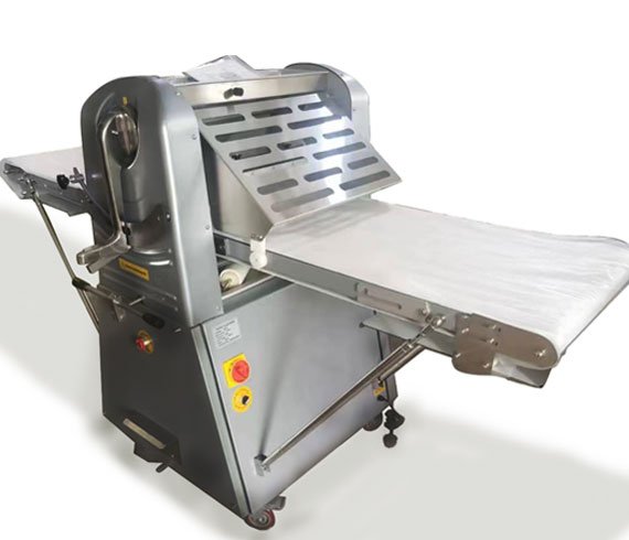 Seek King P Floor Standing Semi-automatic Stainless Iron Pastry Dough Sheeter